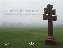 Tablet Screenshot of misionesjesuitas.com